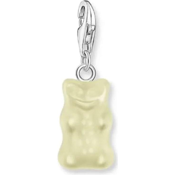 THOMAS SABO Charm-Einhänger THOMAS SABO x HARIBO, Goldbär mit Kristallglas, einzigartiges Design – Bild 2