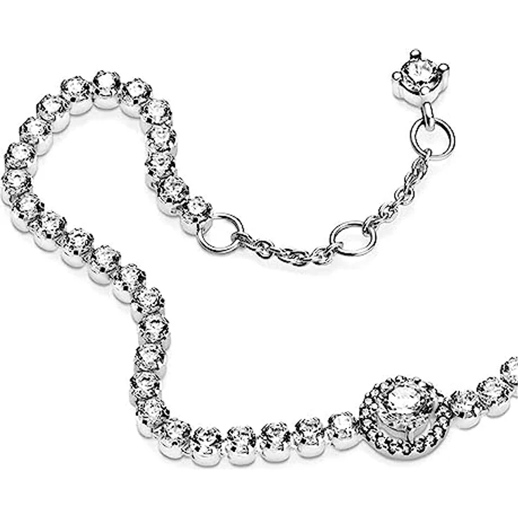 PANDORA Armband Timeless "funkelndes Armband", Sterling-Silber mit Cubic Zirkonia, 20 cm – Bild 4