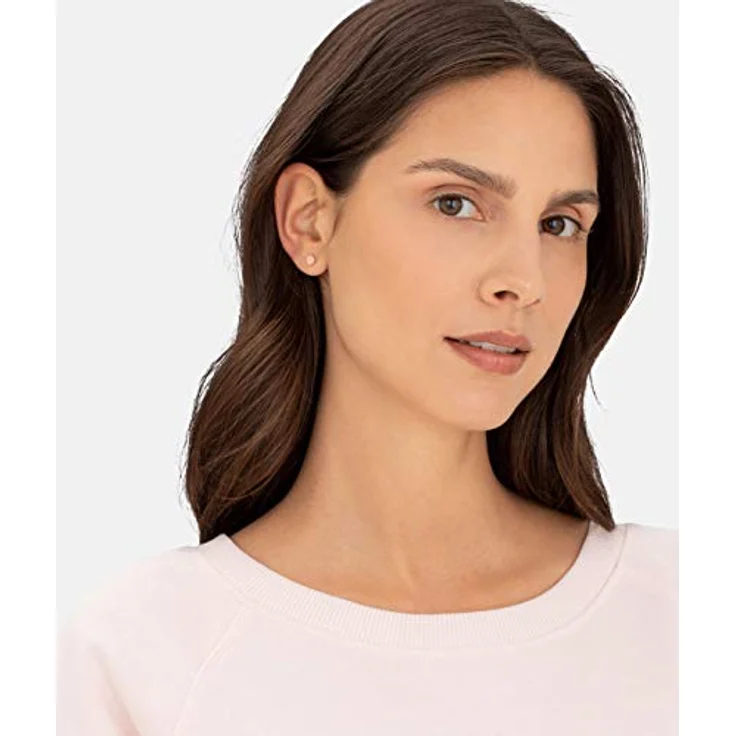 LIEBESKIND Damen Ohrstecker, roségoldfarben, Edelstahl, 0,5 cm mit Steckverschluss – Bild 3