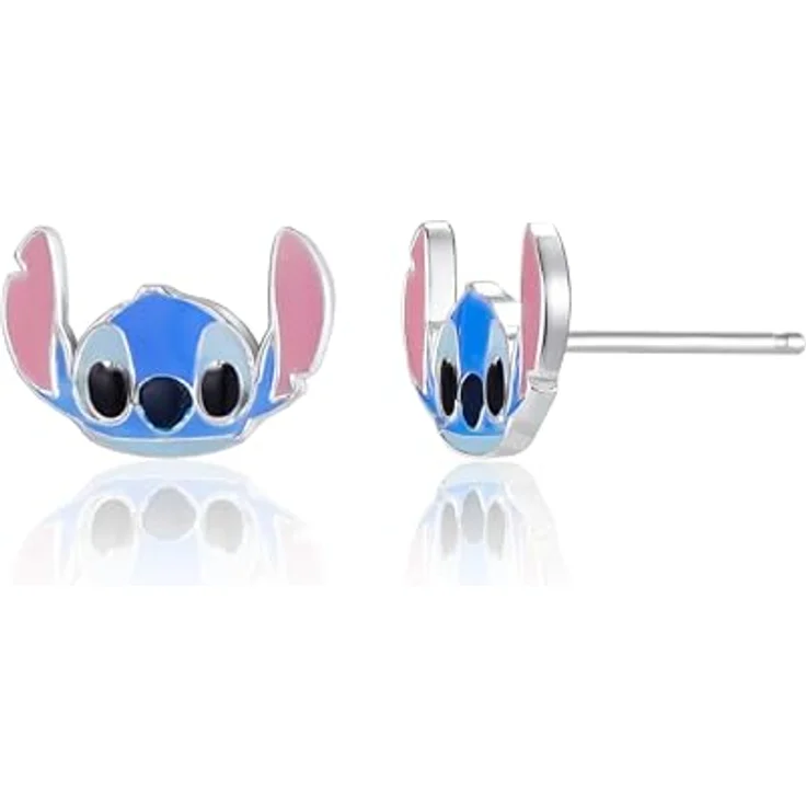 Disney Mädchen-Ohrstecker, 925er Silber aus der Mini Collection, zeitloser Ohrschmuck für modebewusste Mädchen – Bild 3