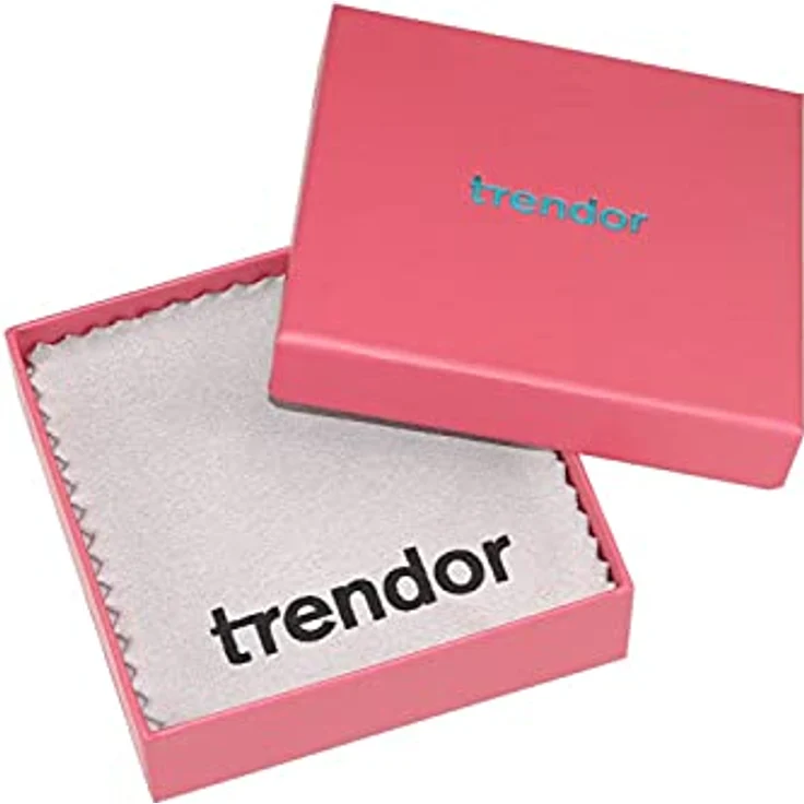 trendor Kreuz-Anhänger Gold 750 (18 Karat), 32 x 17 mm, eleganter Goldschmuck für Damen und Herren, Geschenkidee in Geschenk-Box – Bild 5