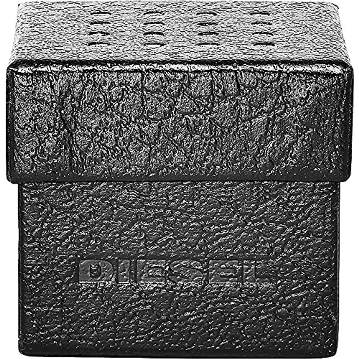 Diesel Herrenohrringe, Edelstahl mit Bügelverschluss, glänzendes Silber – Bild 3