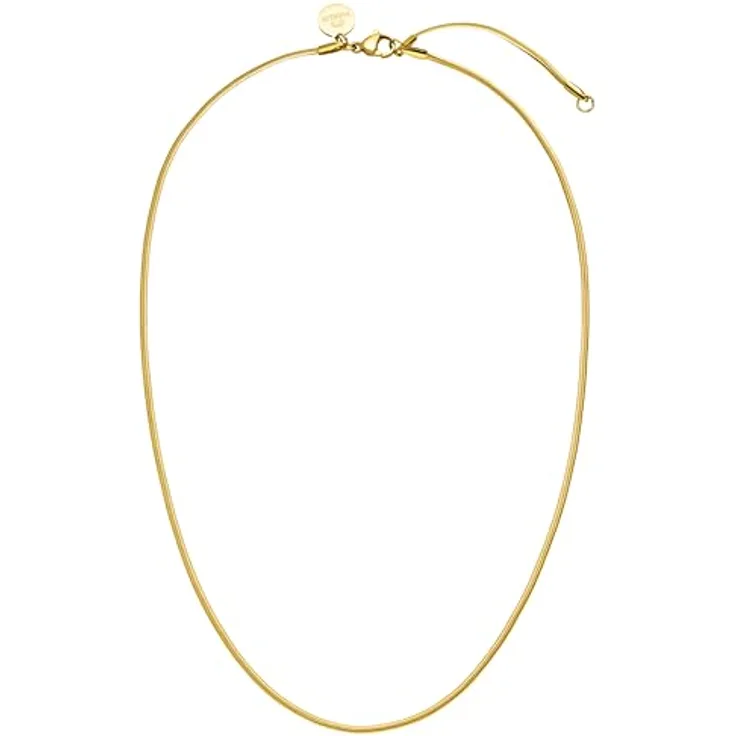 Purelei Sleeky Kette Damen (Gold) – Wasserfeste Edelstahl-Halskette, verstellbar 40-45 cm, perfekter Schmuck für individuellen Look
