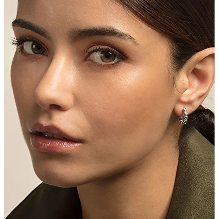 Thomas Sabo Damen Ohrringe Creolen Totenköpfe aus 925 Sterling Silber, CR619-637-21 – Bild 2