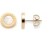 JEWELS BY LEONARDO Ohrstecker Mauritia, goldfarbene Ionenplattierung mit Perlmutt-Details, Edelstahl