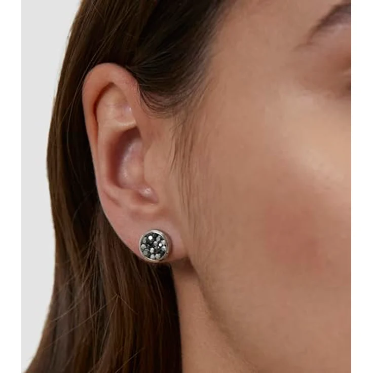 s.Oliver Ohrring - Elegante Ohrstecker aus poliertem Edelstahl - silber, wasserfest & hautfreundlich, 10,4 mm Steckverschluss – Bild 2