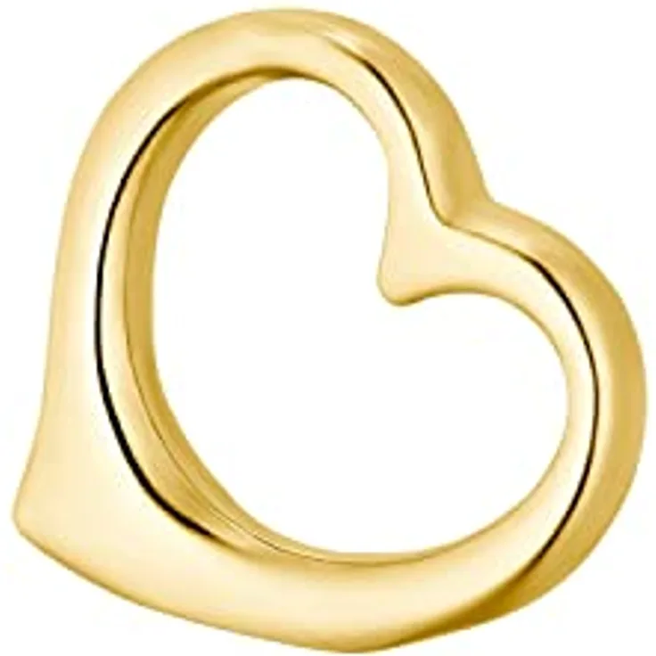 Amor Motivanhänger Damen, 0,7 cm, Herz aus 585 Gold, in Geschenkbox, 2015242