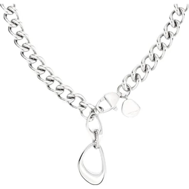 LIEBESKIND Halskette LJ-1428-N-45, Edelstahl silber, 45 cm mit Karabinerverschluss – Bild 1