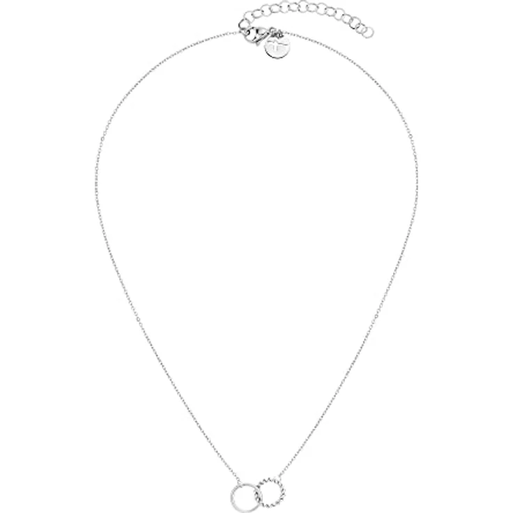 Tamaris Halskette TJ-0226-N-45, filigrane Ankerkette aus poliertem Edelstahl, 45 cm, Silber – Bild 2