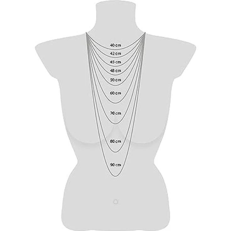 Engelsrufer Damen Halskette Erbskette 925er Sterlingsilber, 2,1 mm, 45 cm, nickelfrei, rhodiniert, Karabinerverschluss – Bild 2