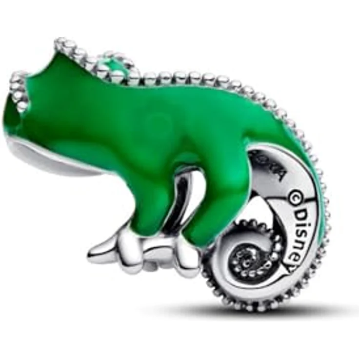 PANDORA Disney Rapunzel Pascal Farbwechselndes Charm aus Sterling Silber mit künstlichen Kristallen, Kompatibel Moments, 793983C01 – Bild 3
