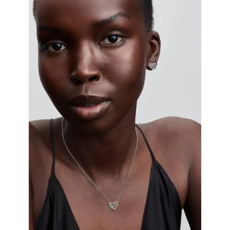 Pandora Ohrstecker Herz Schmetterling, 925 Sterling Silber mit 36 Cubic Zirkonia, durchbrochenes Design für Damen Schmuck – Bild 4