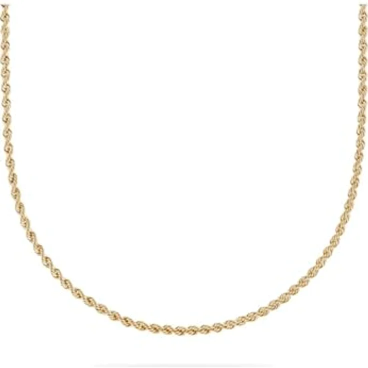FAVS Damen-Halskette 375er Gelbgold, 42 cm, zeitloser Schmuck 89007593 – Bild 1