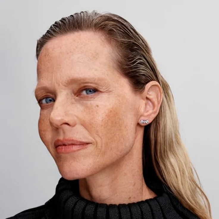 Pandora Ohrstecker Timeless 293506C01, elegante Schmuckstücke aus hochglanzpoliertem Sterling Silber – Bild 2