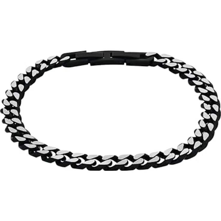 Amor Unisex Armband Edelstahl, 19+2 cm, Silber mit Klappverschluss, in Schmuck Geschenk Box, 2037352 – Bild 1
