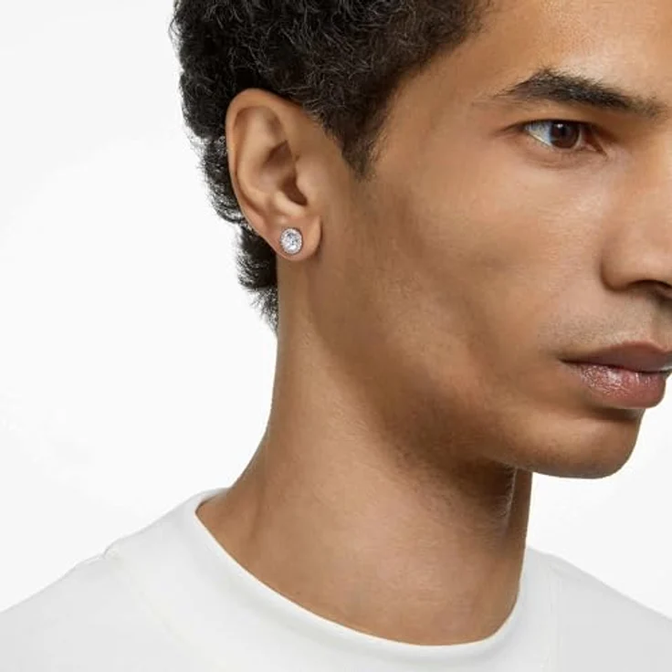 Swarovski Constella, Damen-Ohrringe mit klaren Kristallen, rhodiniertes Metall, Einheitsgröße, Zirkonia – Bild 5
