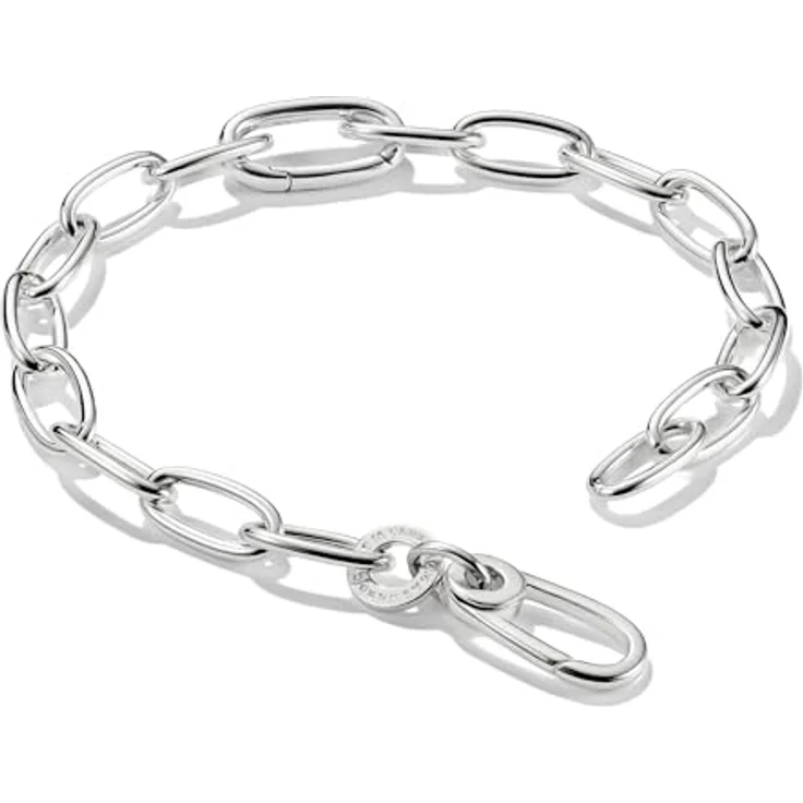 THOMAS SABO Charm-Armband Charm Club Connect, recyceltes Silber 925 mit Connect Link und flexiblen Charms – Bild 2