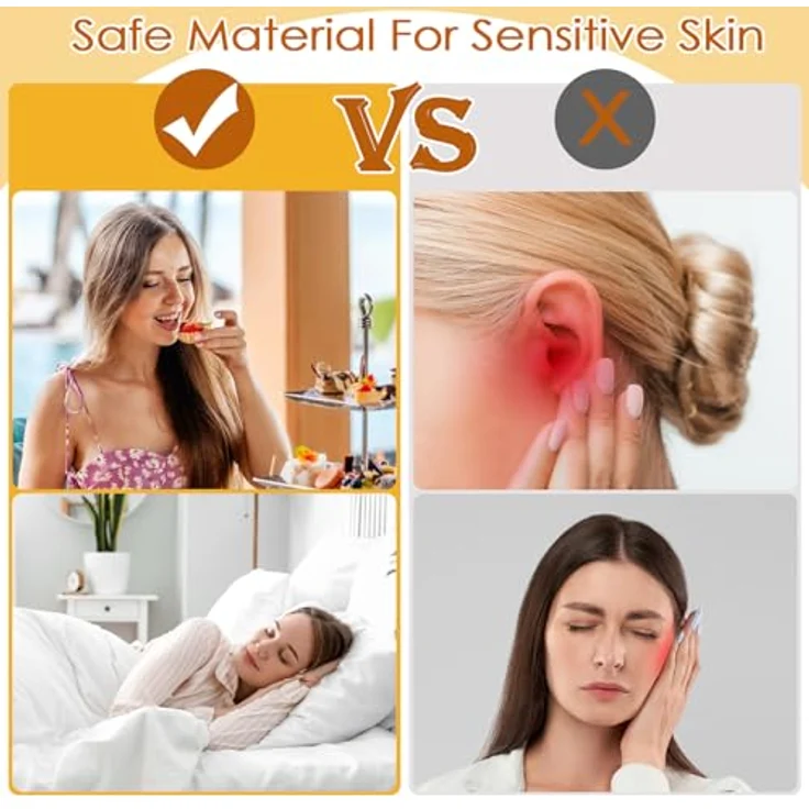 MeoZynxadril 9 Paar Edelstahl Ohrstecker Set, Runde Gold Ohrringe mit flacher Rückseite, für Damen und Herren, ideal als Geschenk für Knorpel Creolen – Bild 2