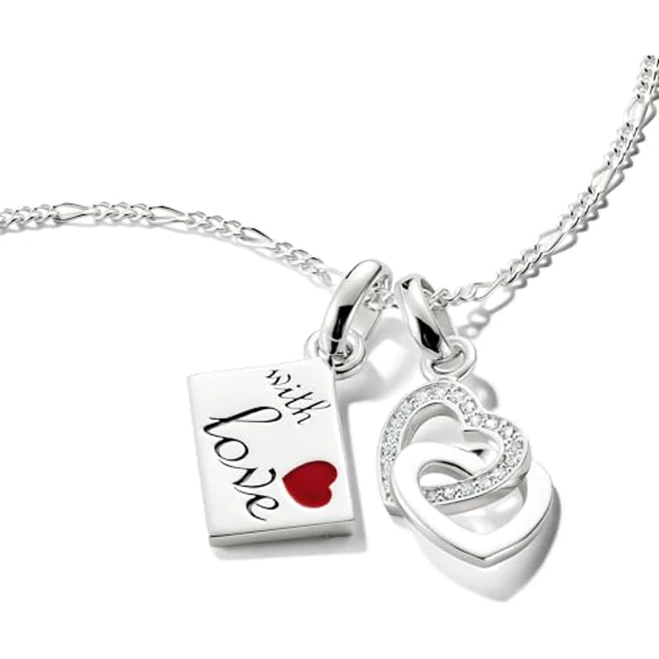 Thomas Sabo Charm Club Connect Charm-Anhänger Liebesbrief aus recyceltem 925 Silber mit Öse, geschw. Kaltemail CC1268-664-10 – Bild 2