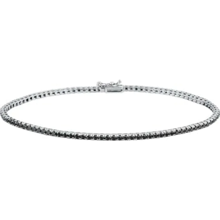 CHRIST Damen-Armband 585er Weißgold mit 65 Diamanten, One Size