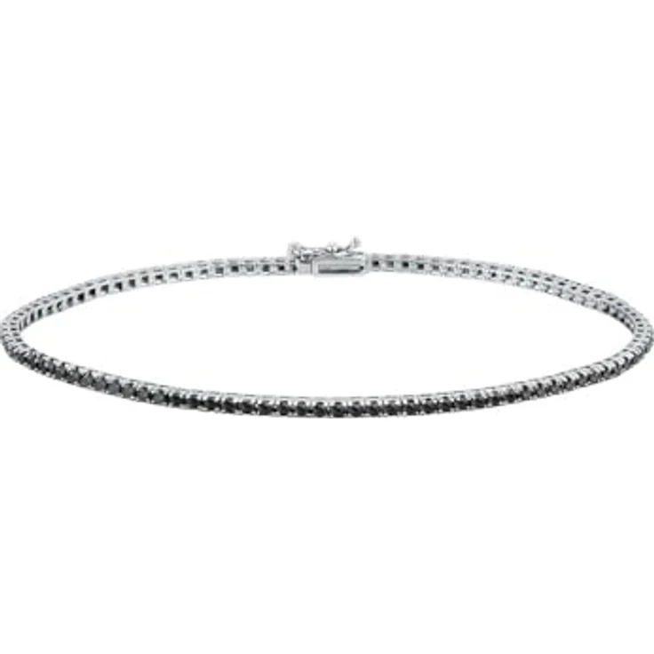 CHRIST Damen-Armband 585er Weißgold mit 65 Diamanten, One Size – Bild 1