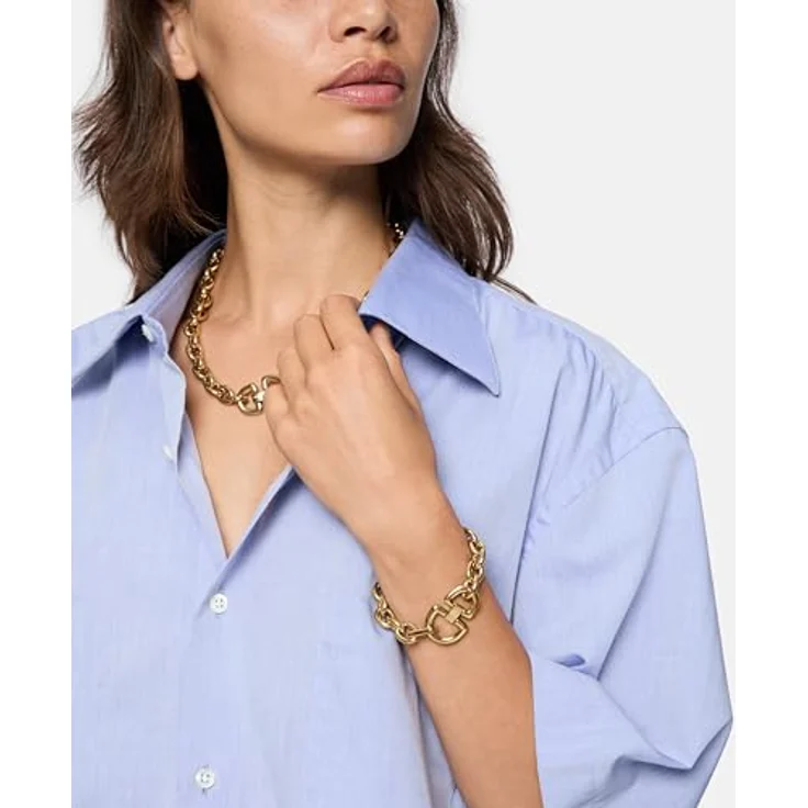 Liebeskind Berlin Armband LJ-1517-B-20, Edelstahl IP Gold poliert, 22 cm mit Juwelierschließe – Bild 3