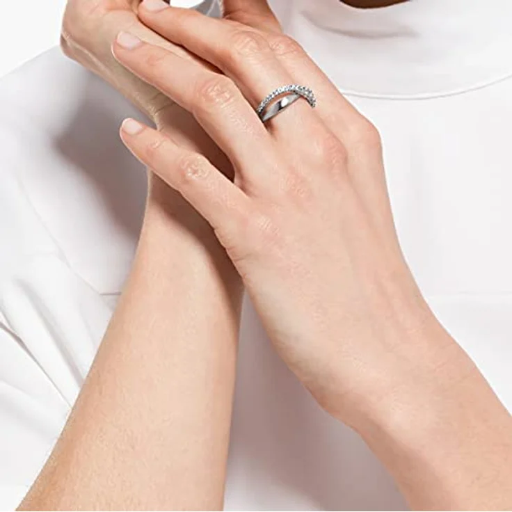 Swarovski Damenring Twist 5572724, eleganter Ring mit verspieltem Design und klaren Kristallen – Bild 6