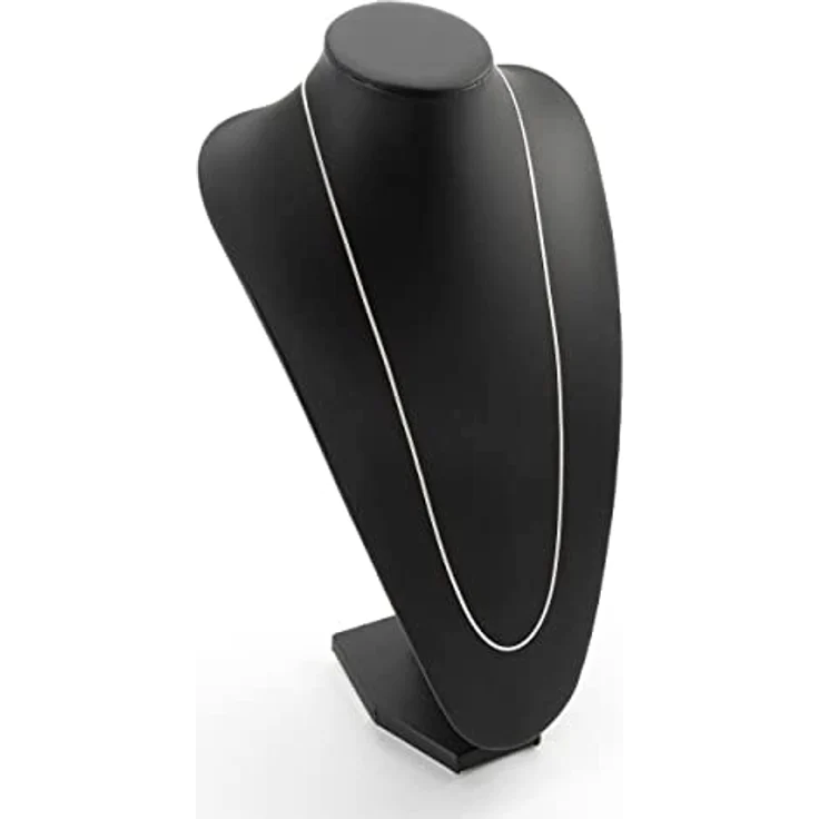 NKlaus Silberkette Damen 925 Sterling Silber, 2,10mm Breite, 90cm Länge, zeitloses Panzerdesign – Bild 3