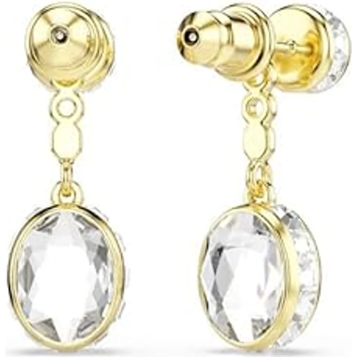 Swarovski Chroma Drop-Ohrhänger, Mehrfarbig mit verschiedenen Schliffen und Goldlegierungsschicht – Bild 5
