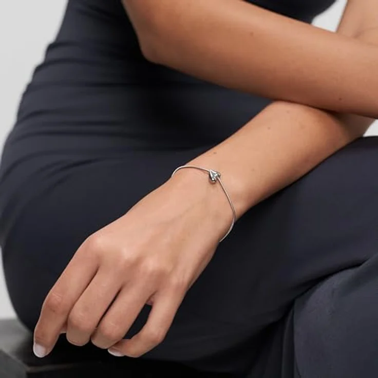 Tamaris Bracelet - Elegantes Armband aus poliertem Edelstahl - Silber, verstellbar bis 21 cm, wasserfest & hautfreundlich – Bild 4