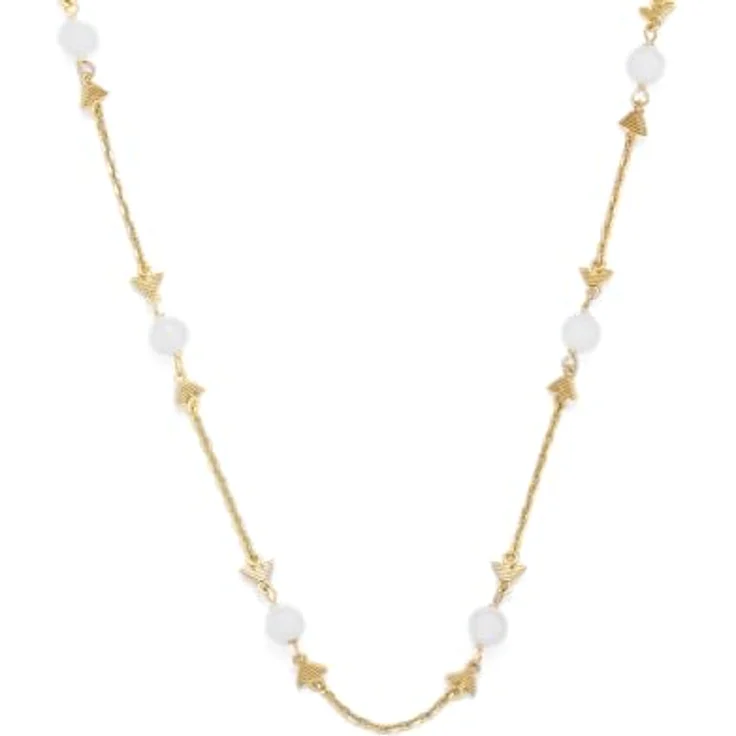 Emporio Armani Damen-Halskette, goldfarbene Messingkette mit Karabinerhakenverschluss – Bild 2