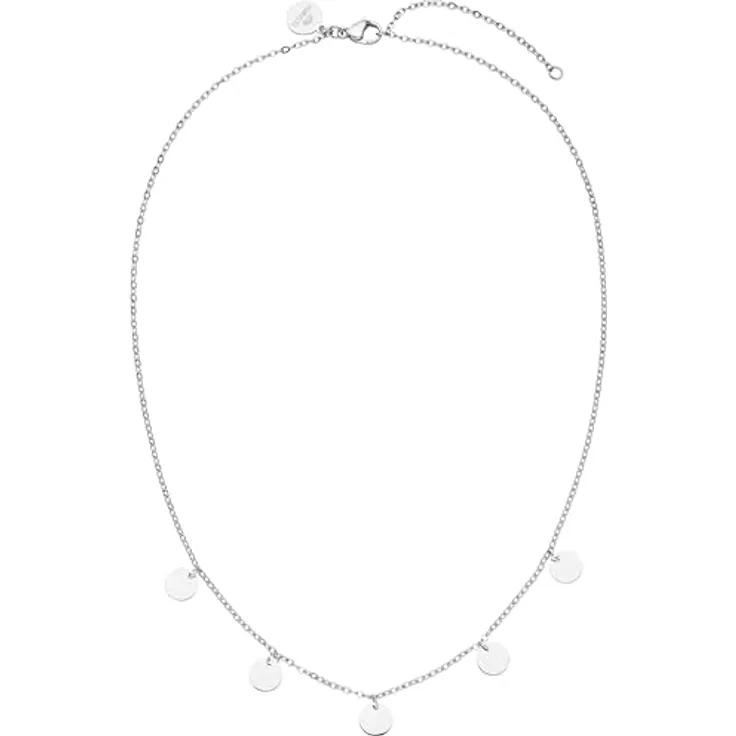 Purelei Kalea Kette Damen, Silber – Wasserfeste Edelstahl-Halskette mit Anhänger, verstellbar 40-45 cm, ideal für individuellen Look