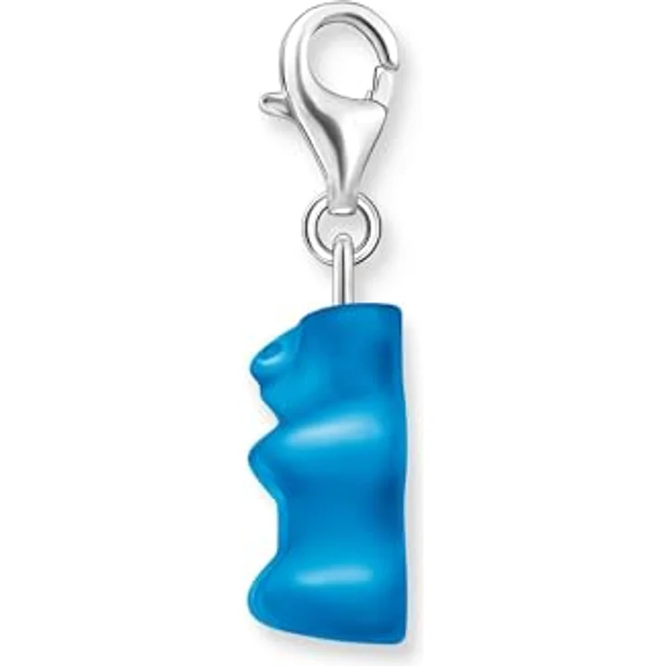 THOMAS SABO Charm-Einhänger THOMAS SABO x HARIBO, Goldbär mit Kristallglas, verspieltes Design für Armbänder und Ketten – Bild 3