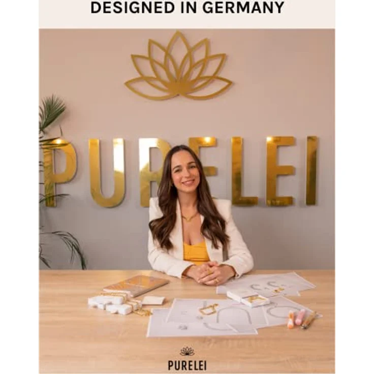 Purelei Akala Kette – Edler Schmuck mit Muschelanhängern & echten Süßwasserperlen, verstellbare Länge, rosegold – Bild 4