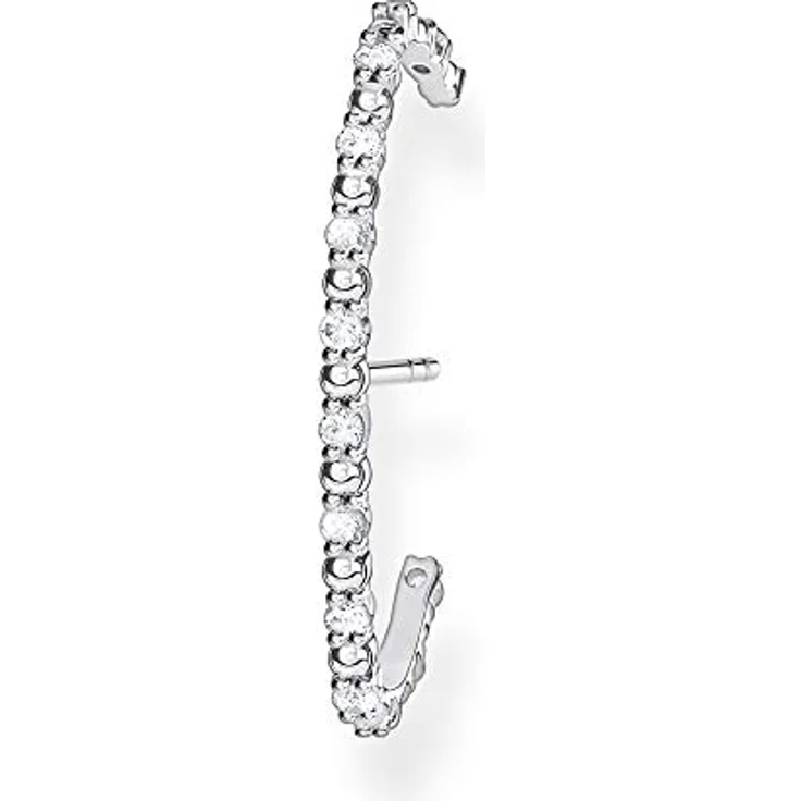 Thomas Sabo Einzel Ohrstecker H2155-051-14, 925 Sterling Silber mit weißen Steinen – Bild 1