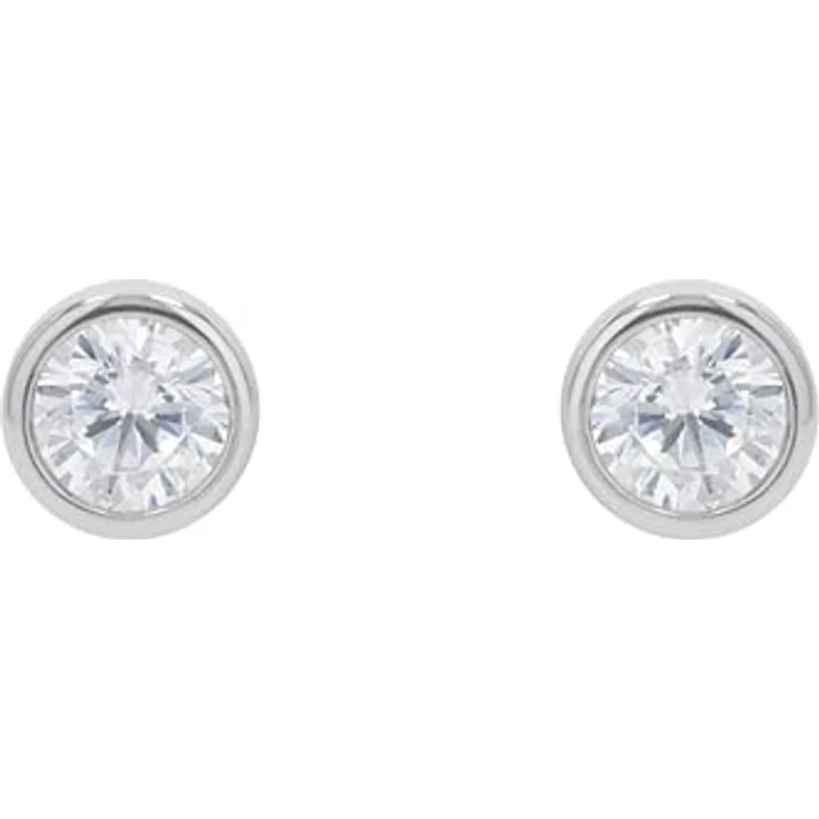 JOOP! Paar Ohrstecker 2031005, Ohrschmuck aus rhodiniertem 925 Sterling Silber mit Zirkonia, Made in Germany – Bild 2