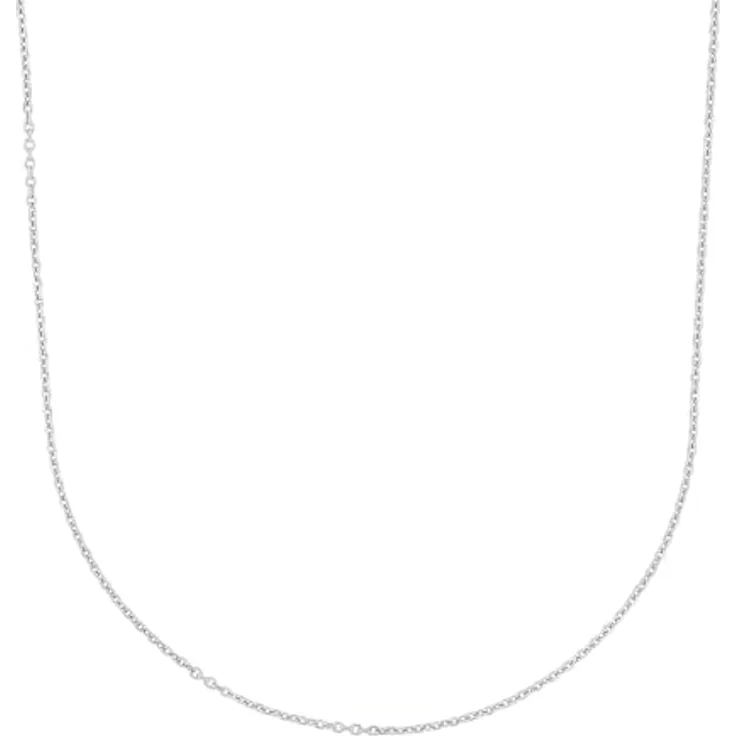 Amor Collier 925 Sterling Silber, 60 cm Unisex Halsschmuck in Geschenkbox, Basic Design