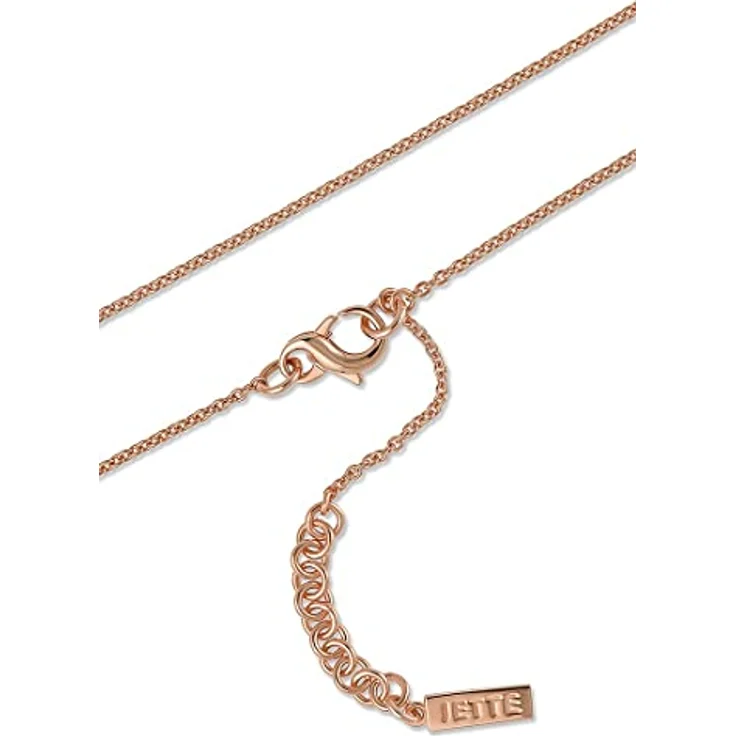 JETTE Damen-Kette Swing 26, 925er Silber mit Roségold-Veredelung und Zirkonia-Anhänger – Bild 2