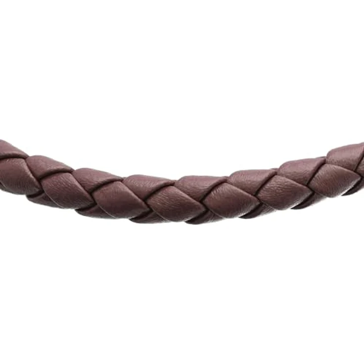 s.Oliver Herren Bracelet, Armband aus Echtleder in IP Braun, 22 cm, wasserfest & hautfreundlich – Bild 2
