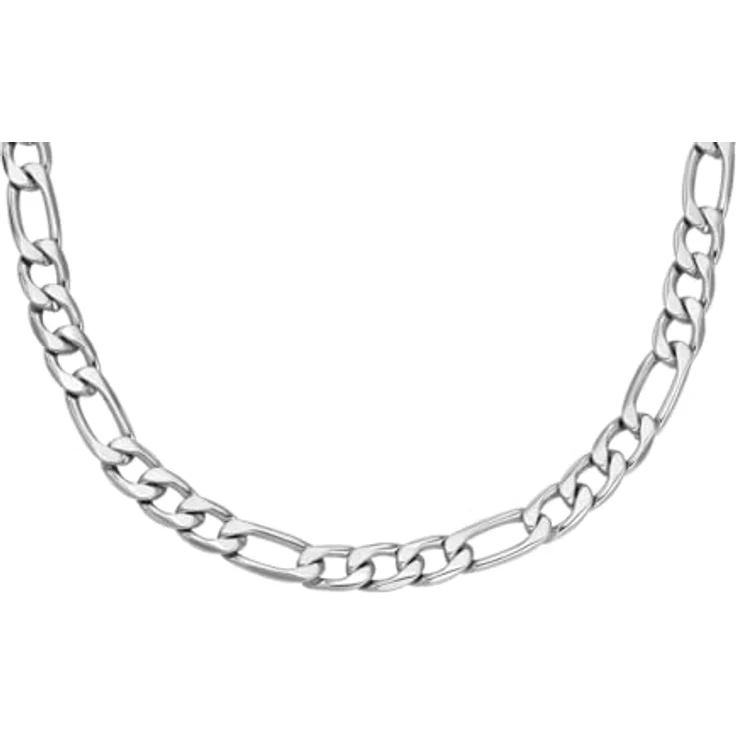 Fossil Unisex-Schmuck Silber-Edelstahl-Halskette JF04721040, Karabinerverschluss, Silber – Bild 3