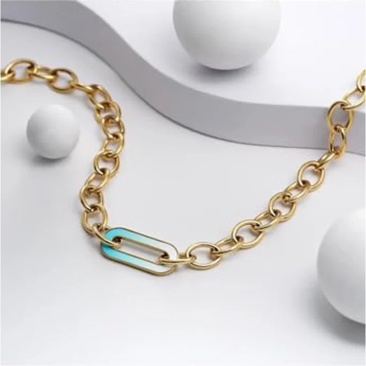 Guido Maria Kretschmer Damen-Kette, Edelstahl mit Emaille, One Size, 88993926 – Bild 2