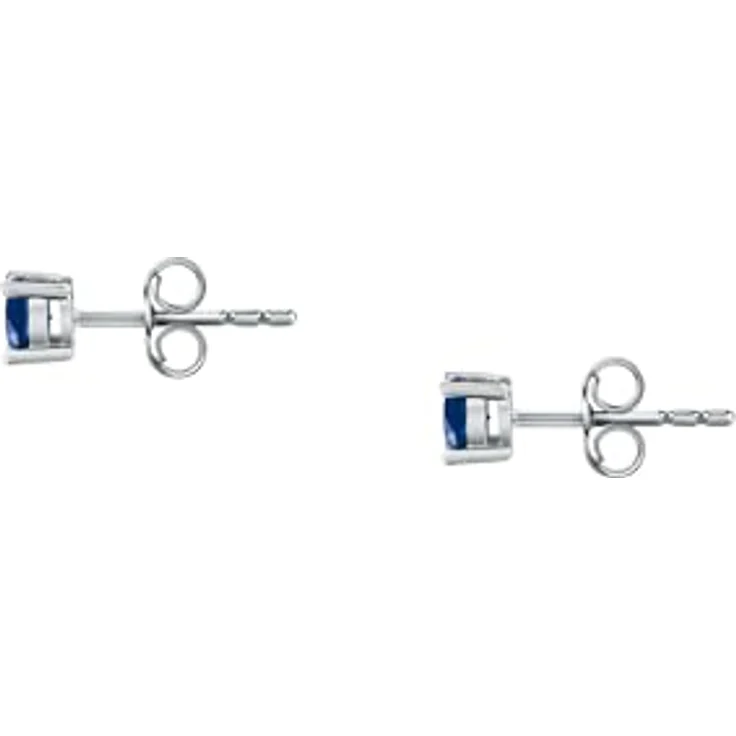 Morellato Ohrstecker Tesori SAIW175, Ohrstecker aus recyceltem 925er Silber mit Zirkonia in strahlendem Blau – Bild 3