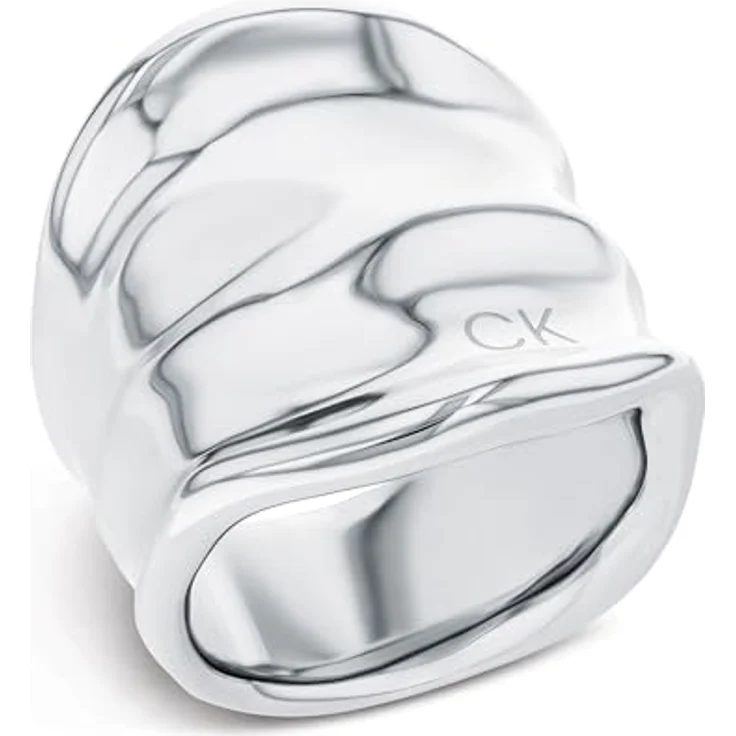 Calvin Klein Elemental Damenring, Edelstahl, Ringgröße 56, organisch inspiriertes Design – Bild 1