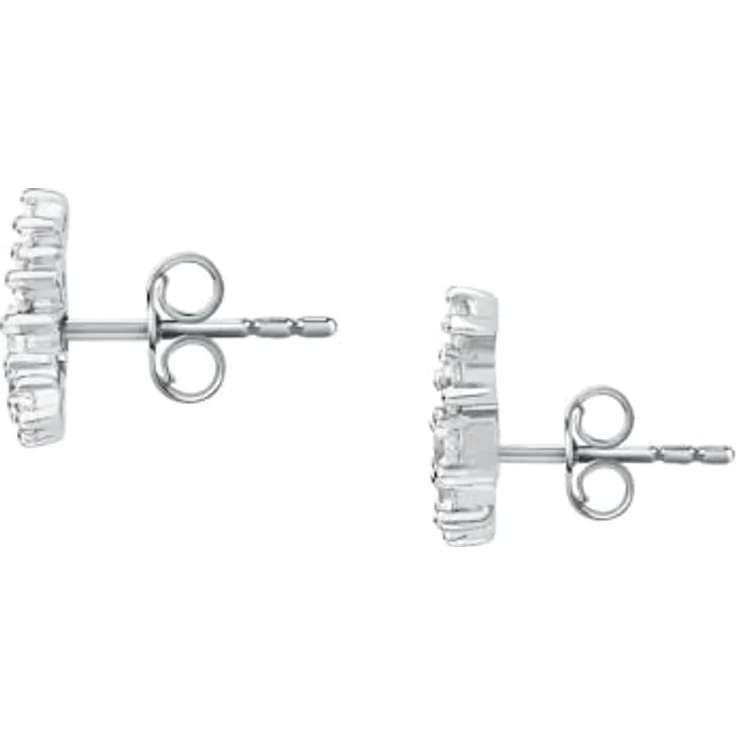 CHRIST Ohrstecker 89075921, 925er Recycling-Silber mit Zirkonia-Besatz in Weiß – Bild 3