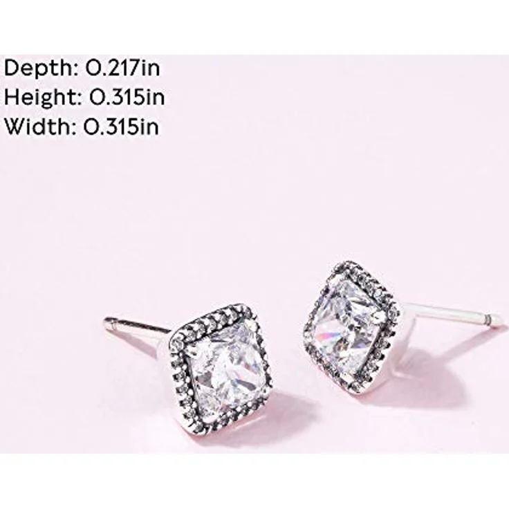 Pandora Ohrstecker Timeless 290591CZ, Silber 925 mit Zirkonia-Besatz in klarem Weiß – Bild 5