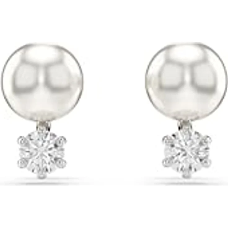 Swarovski Ohrstecker Matrix 5694225, Metall-Ohrstecker mit klaren weißen Kristallen für jeden Look – Bild 1