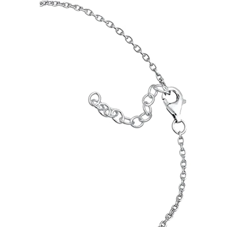 Elli Damen Armband mit Infinity Unendlichkeitszeichen aus 925 Sterling Silber, handgefertigt, anlaufgeschützt, hochglanzpoliert, in türkiser Samtverpackung – Bild 3