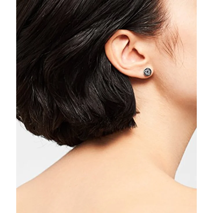 Liebeskind Berlin Ohrstecker, Edelstahl glänzend mit keeploving Gravur, 7 mm, Steckverschluss – Bild 4