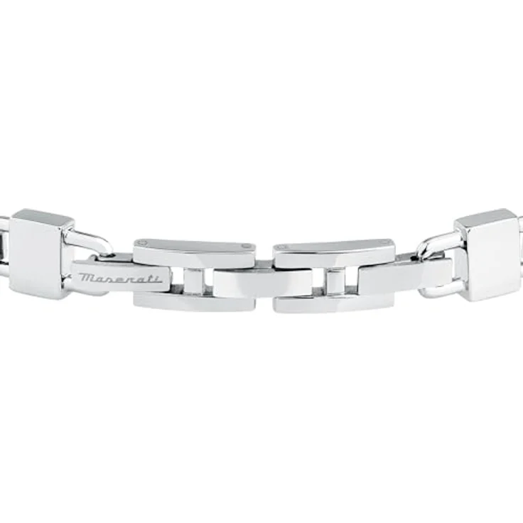 Maserati Herrenarmband CERAMIC-Kollektion, aus Stahl und Keramik, 19 + 3 cm, mit Trident-Logo, elegantes Geschenk für Männer – Bild 3