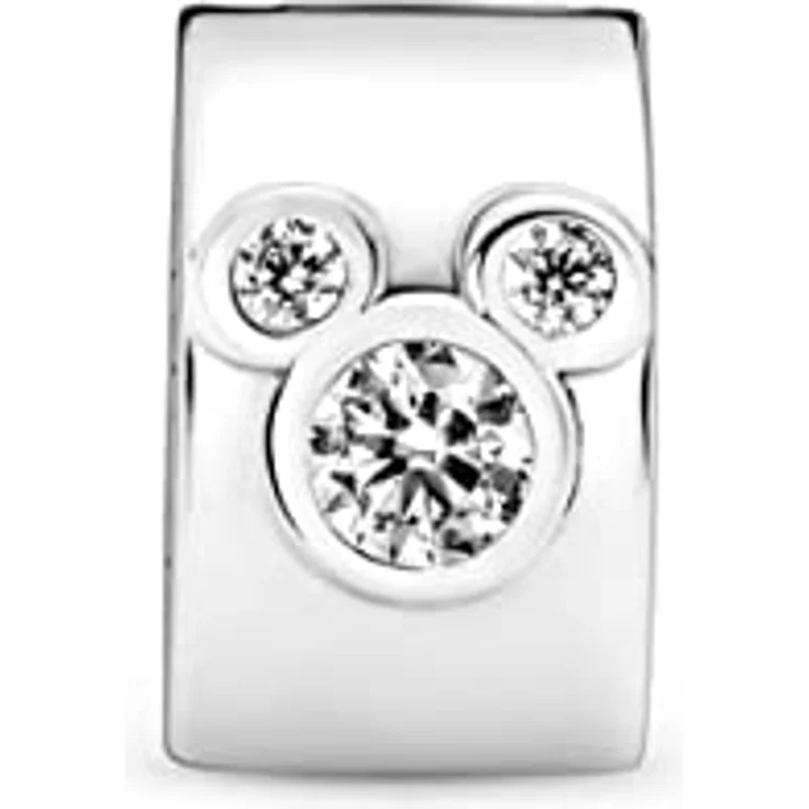 PANDORA DISNEY Charm Clip, Micky Maus & Minnie Maus, Sterling-Silber mit Zirkonia, 790111C01 – Bild 3